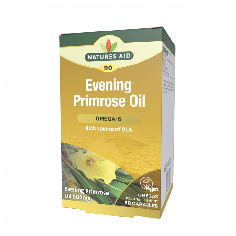 Natures Aid Vegan Evening Primrose 500mg 90 caps